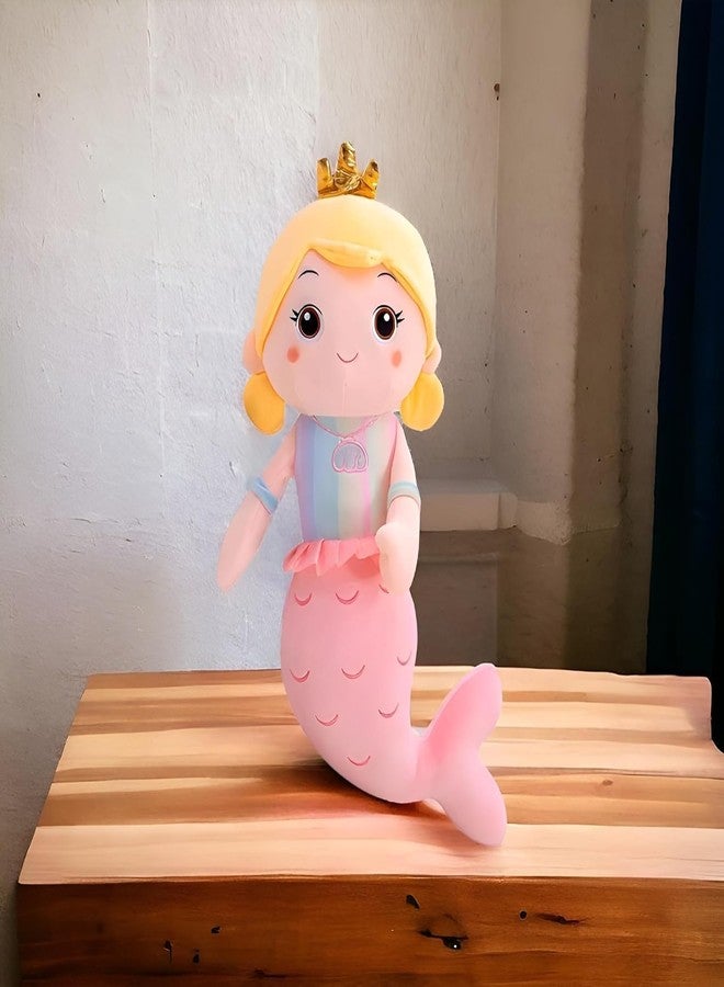 DTR Creation Mermaid 25cm Soft Toys for Kids | Plush Soft Toys for Baby Boys and Girls| Best Gift | Mermaid Soft Toy for Kids -Pink 20Cm Height - Image 2